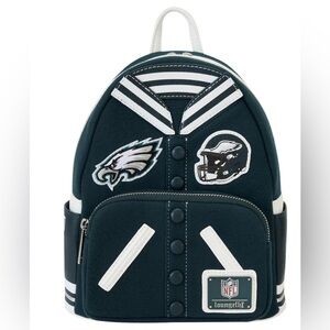 Philadelphia Eagles Loungefly Varsity Mini Backpack 
Officially Licensed Gear